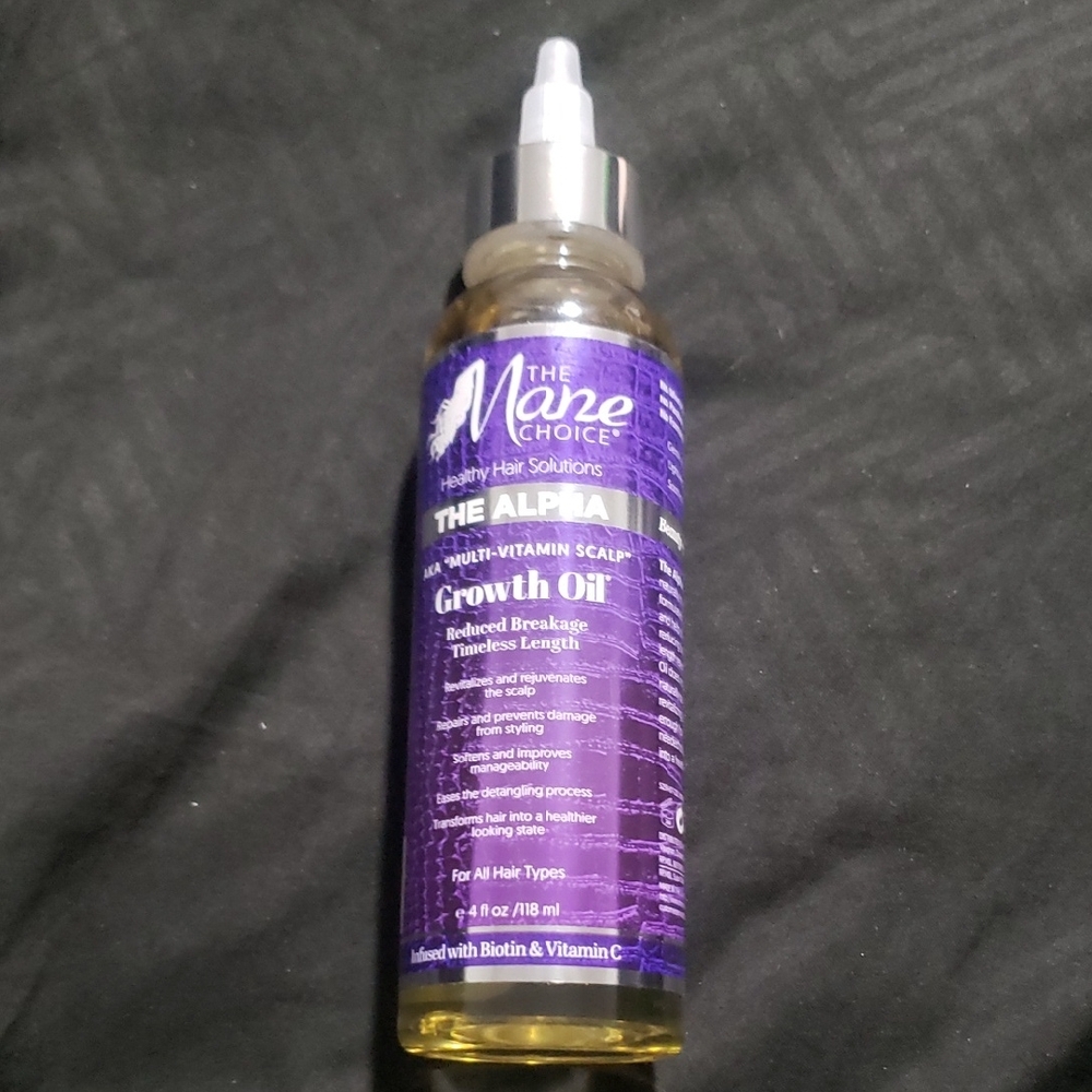 The Mane Choice The Alpha Growth Oil 4fl Oz New